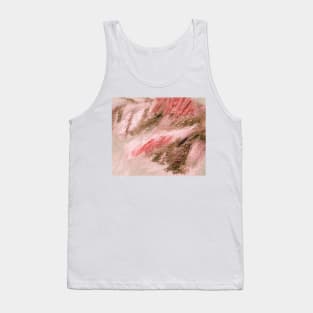 Abstract Oil Painting Pink Red Jade Green 11c7 Tank Top